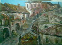 Strada cu case